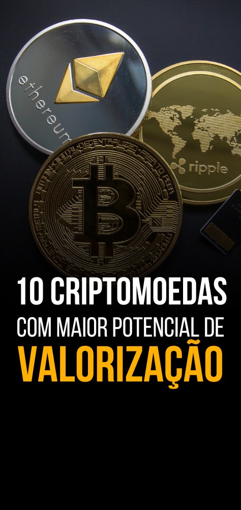 As 10 Criptomoedas com maior potencial de valorização