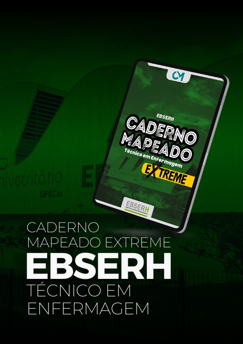 Caderno Mapeado Extreme - Técnico em Enfermagem - EBSERH
