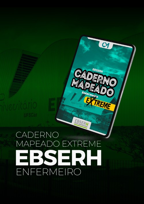 Caderno Mapeado Extreme - Enfermeiro - EBSERH