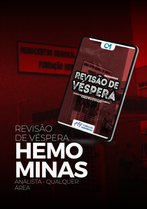 Hemominas - Revisão de Véspera (Analista - qualquer área de formação)