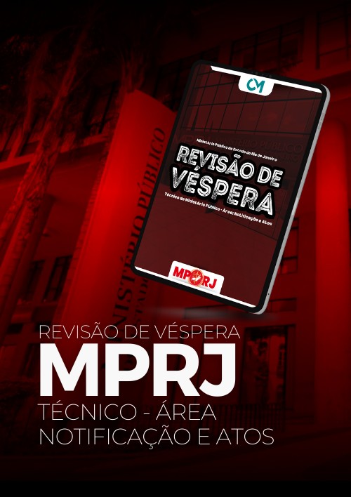 MP RJ - Revisão de Véspera (Técnico - Notificação e atos intimatórios)