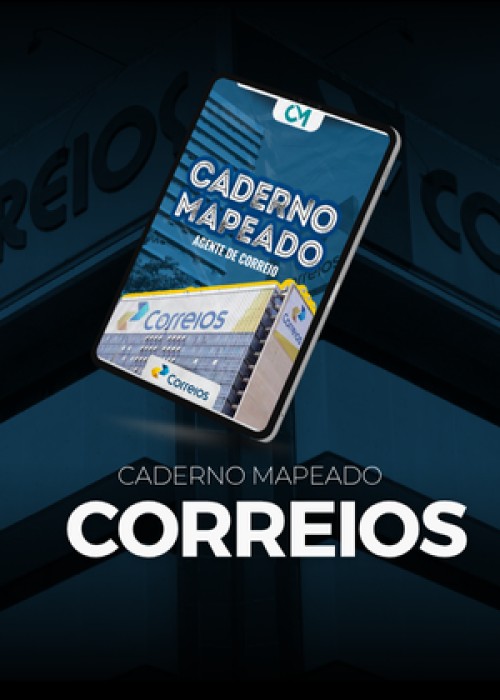 Caderno Mapeado - Correios
