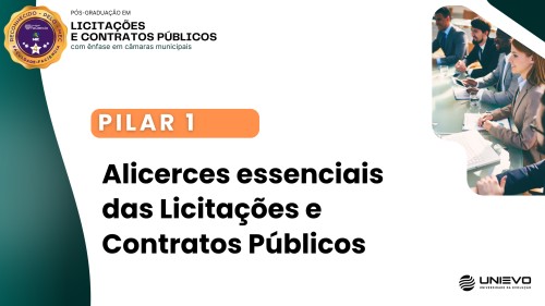Pilar 1 : Alicerces Essenciais das Licitações e Contratos Públicos