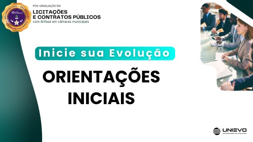 Orientações Iniciais