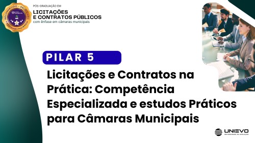 Pilar 5: Competência Especializada para Câmaras Municipais