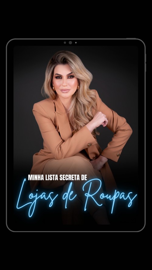 e-Book Lista Secreta de Lojas de Roupas por Alice Salazar