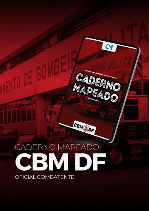 Caderno Mapeado - Bombeiros DF - Oficial Combatente