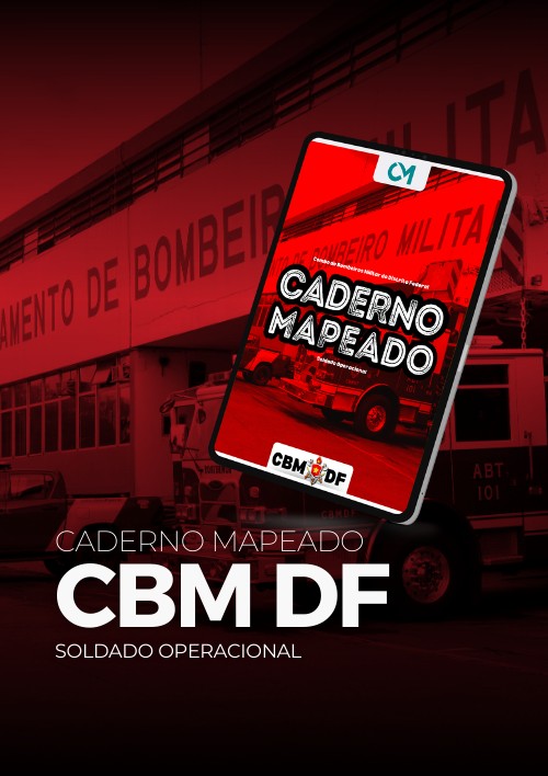Caderno Mapeado - Bombeiros DF - Soldado Operacional