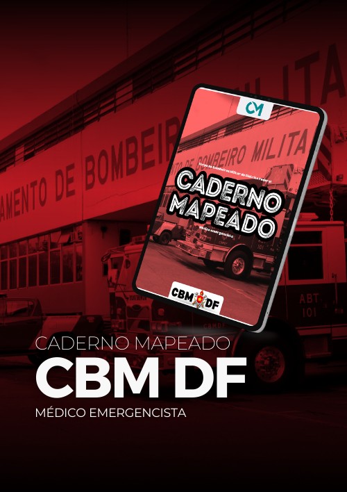 Caderno Mapeado - Bombeiros DF - Oficial Médico  Emergencista