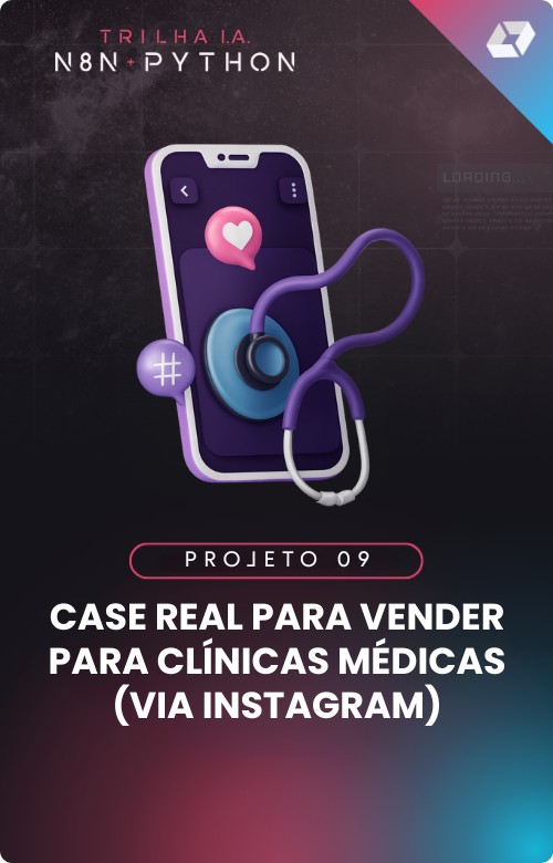 Case real para vender para clínicas Médicas (via instagram)