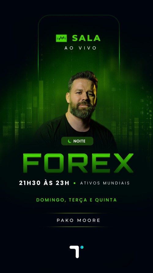 Sala de Forex | com Pako Moore [das 21h às 23h]