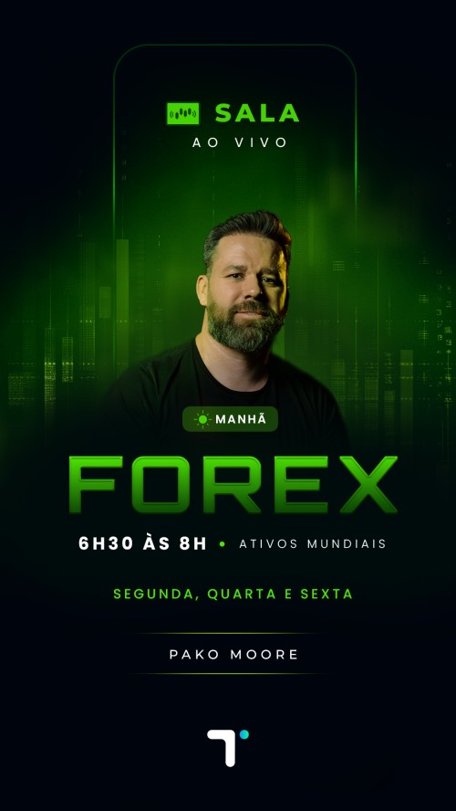 Sala de Forex | com Pako Moore [das 6h30h às 8h]