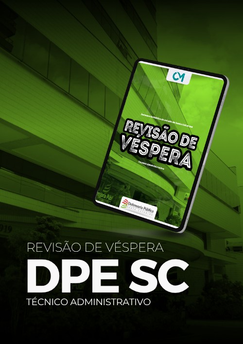 DPE SC - Revisão de Véspera (Técnico Administrativo)