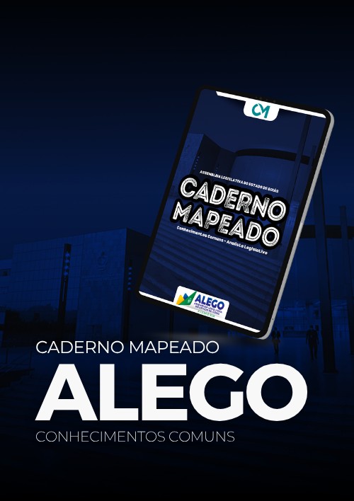 ALEGO - Caderno Mapeado - Analista Legislativo (Conhecimentos Comuns)