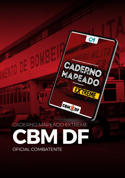 CBM DF - Caderno Mapeado Extreme (Oficial Combatente)