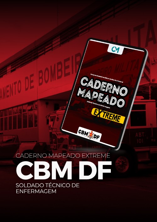 CBM DF Caderno Mapeado Extreme (Soldado Técnico em Enfermagem)