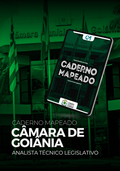 Câmara de Goiânia - Caderno Mapeado (Analista Técnico Legislativo)